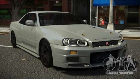 Nissan Skyline R34 Avunezro para GTA 4