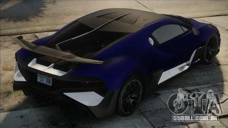 2019 Bugatti Divo CSR2 110 Ans Bugatti para GTA San Andreas