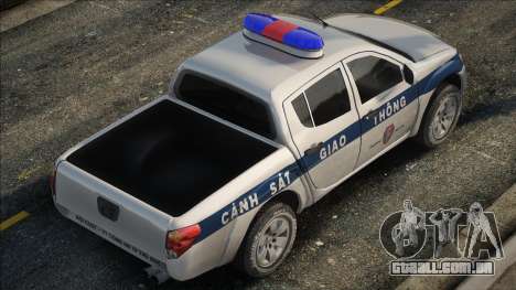 Mitsubishi L200 - Vietnam Traffic Police Pickup para GTA San Andreas