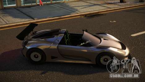 Porsche 918 Taflo para GTA 4