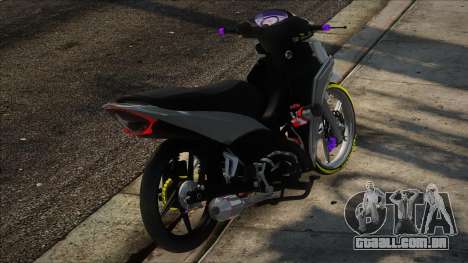 Honda Wave S 110 Enfierrada para GTA San Andreas