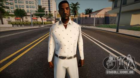 Jizzy em um terno branco para GTA San Andreas