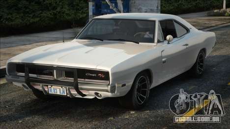 Dodge Charger RT White para GTA San Andreas