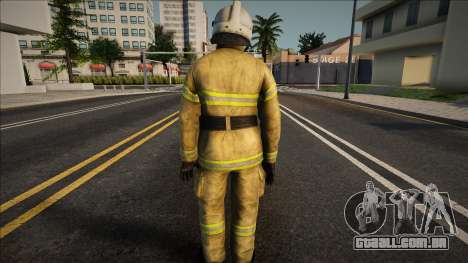 Trabalhador 2 do corpo de bombeiros para GTA San Andreas