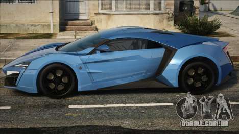 W Motors Lykan Hypersport (SA light) para GTA San Andreas