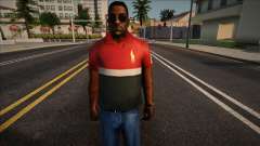 Jizzy em uma roupa de golfe para GTA San Andreas