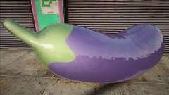 Eggplant Emoji Motorcycle para GTA San Andreas