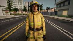 Trabalhador 2 do corpo de bombeiros para GTA San Andreas