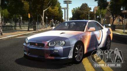 Nissan Skyline R34 Niohashi S13 para GTA 4