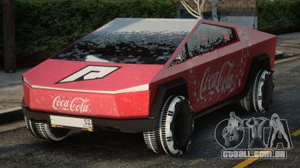 Tesla Cybertruck Coca-Cola para GTA San Andreas