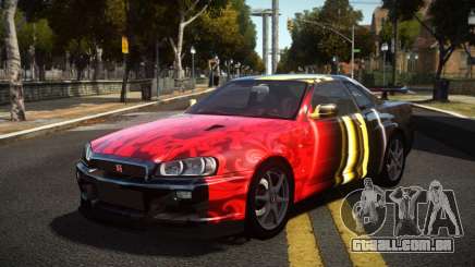 Nissan Skyline R34 Niohashi S12 para GTA 4