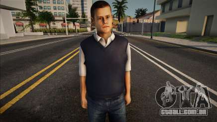 Um jovem de colete e jeans para GTA San Andreas