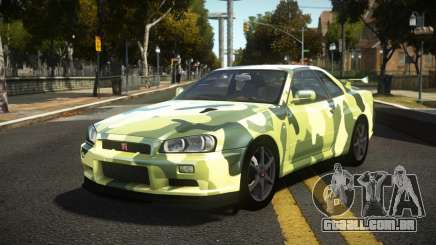 Nissan Skyline R34 Niohashi S2 para GTA 4