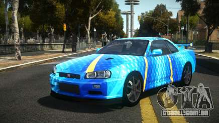 Nissan Skyline R34 Niohashi S7 para GTA 4