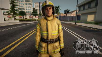 Trabalhador 2 do corpo de bombeiros para GTA San Andreas