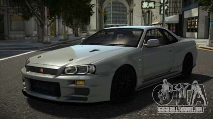 Nissan Skyline R34 Avunezro para GTA 4