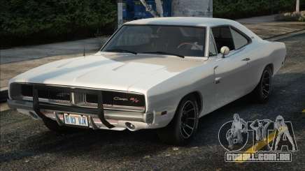 Dodge Charger RT White para GTA San Andreas