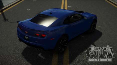 Chevrolet Camaro ZL1 Verho para GTA 4