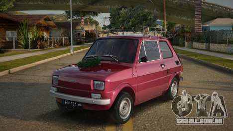 Fiat 126 Bambino Christmas Edition para GTA San Andreas