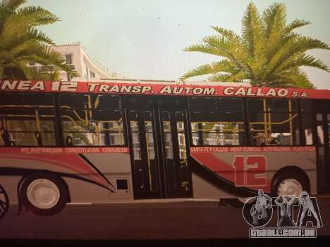 Colectivo Linea 12 para GTA San Andreas