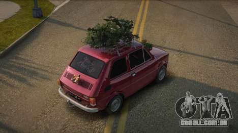 Fiat 126 Bambino Christmas Edition para GTA San Andreas