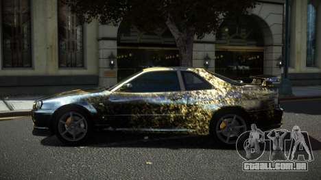 Nissan Skyline R34 Ralokshi S7 para GTA 4