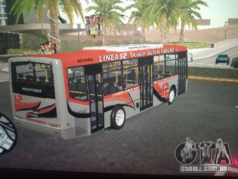 Colectivo Linea 12 para GTA San Andreas