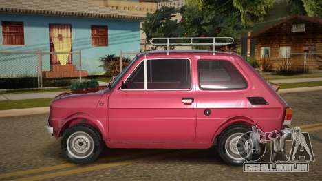 Fiat 126 Bambino Christmas Edition para GTA San Andreas