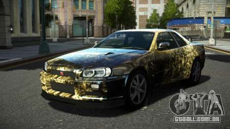 Nissan Skyline R34 Ralokshi S7 para GTA 4