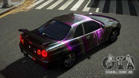 Nissan Skyline R34 Ralokshi S1 para GTA 4