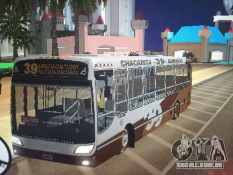 Colectivo Linea 39 para GTA San Andreas