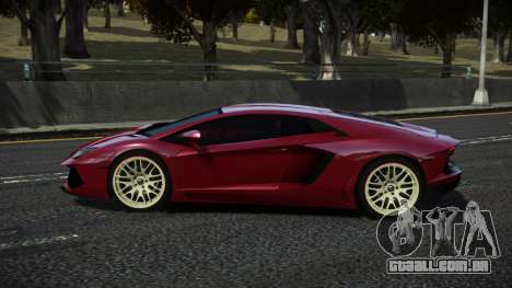 Lamborghini Aventador Uefars para GTA 4