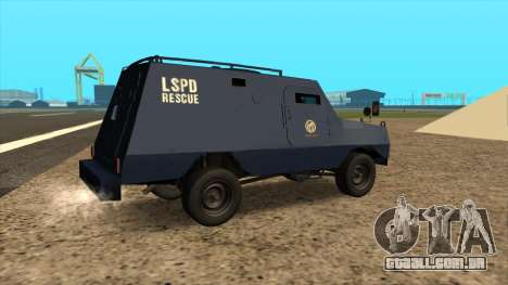 Fbitruck Cadillac Gage Ranger para GTA San Andreas