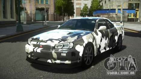 Nissan Skyline R34 Ralokshi S13 para GTA 4