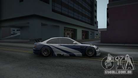BMW M3 GTR (yucelhan) para GTA San Andreas