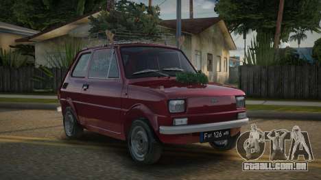 Fiat 126 Bambino Christmas Edition para GTA San Andreas