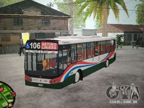 Linha de ônibus 106 para GTA San Andreas