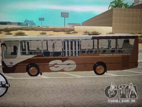 Colectivo Linea 39 1998 para GTA San Andreas