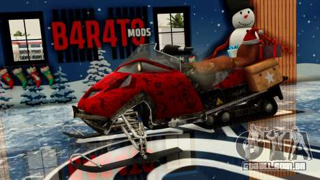 MOTO DE NEVE PARA NATAL para GTA San Andreas