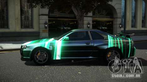 Nissan Skyline R34 Ralokshi S12 para GTA 4