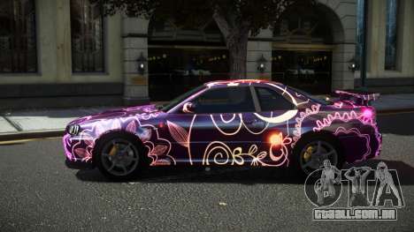Nissan Skyline R34 Ralokshi S14 para GTA 4