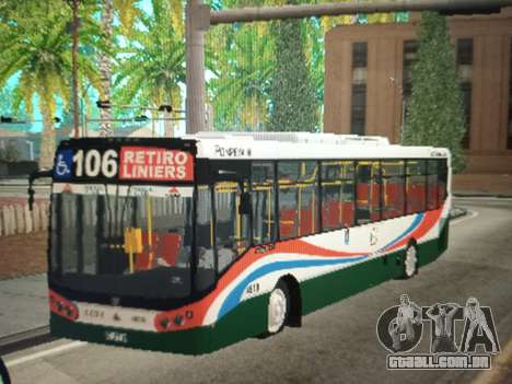 Linha de ônibus 106 para GTA San Andreas