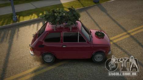 Fiat 126 Bambino Christmas Edition para GTA San Andreas