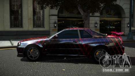 Nissan Skyline R34 Ralokshi S5 para GTA 4