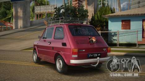 Fiat 126 Bambino Christmas Edition para GTA San Andreas