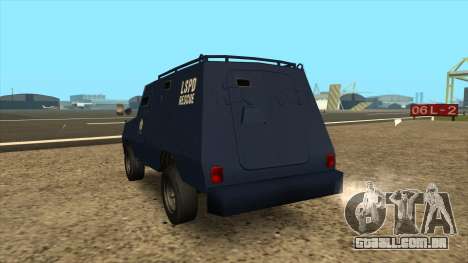 Fbitruck Cadillac Gage Ranger para GTA San Andreas