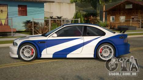 BMW M3 GTR Legends Edition 2006 para GTA San Andreas