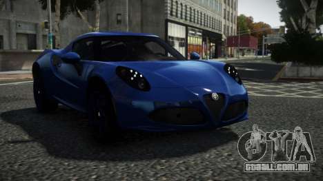 Alfa Romeo 4C Nalony para GTA 4