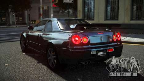 Nissan Skyline R34 Ralokshi S9 para GTA 4