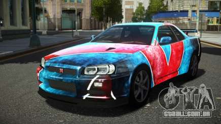 Nissan Skyline R34 Ralokshi S6 para GTA 4